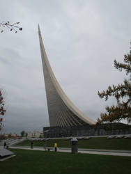 Monument to the astronauts in Moscow