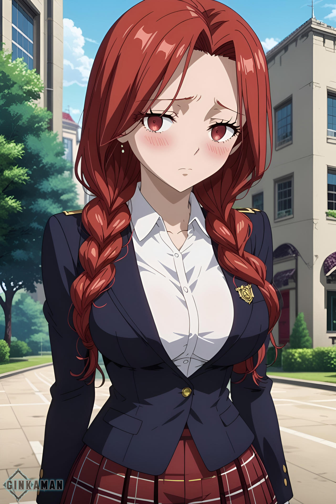 Stalker Math Girl A shy stalker girl by Ginkaman on DeviantArt