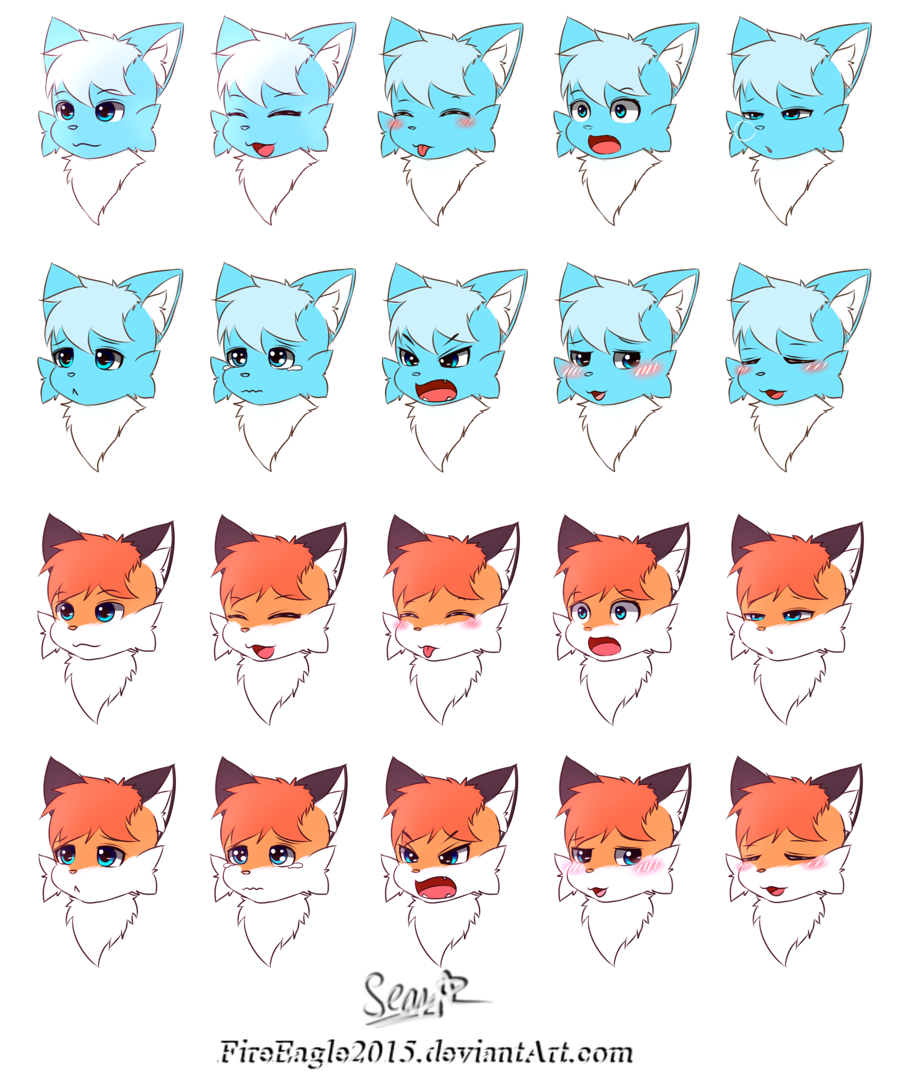 Face Expressions [Commission]