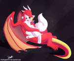 Dragon's hug [Commission] by FireEagle2015