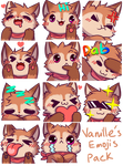 Vanille's Emojis by FireEagle2015