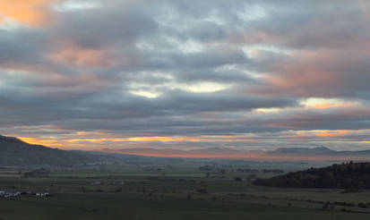 Sunset in Stirling, 2013