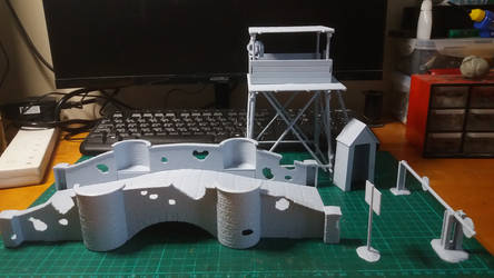 AirFix 1'32 Frontier Checkpoint WIP