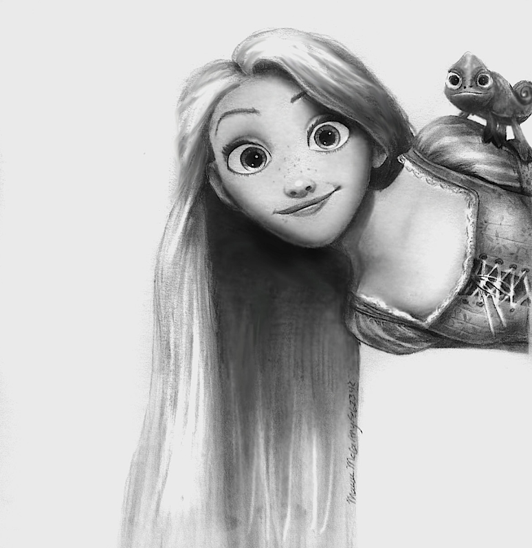 Rapunzel from Disney's Tangled by maeve88 on DeviantArt