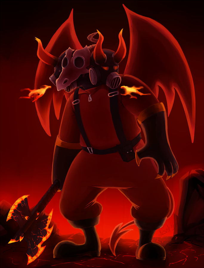 Devil Pyro by K1S3K on DeviantArt