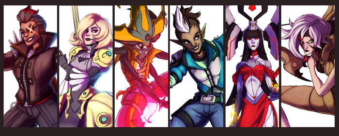 Battleborn girls close ups