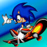 Skateboarding Sonic