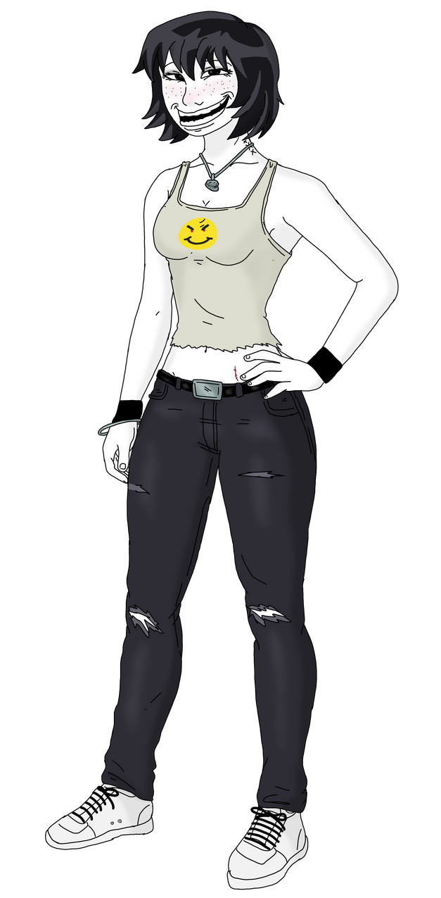 Trollface Girl | Full Body by MEMEL4ND on DeviantArt