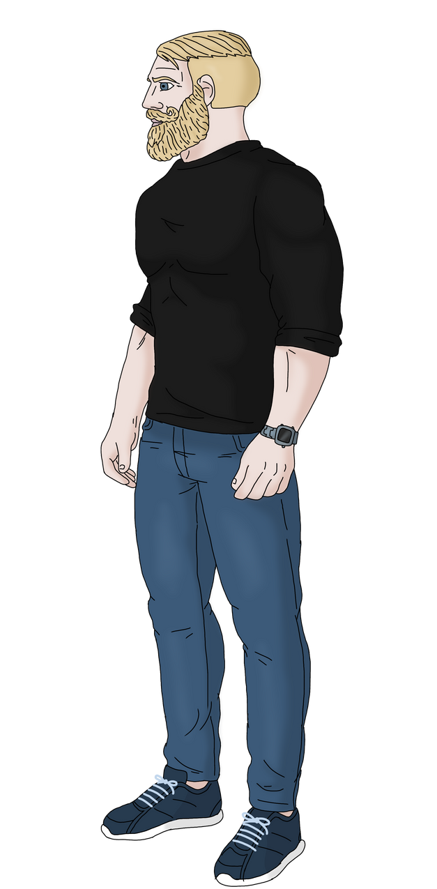 Yes Chad | Full Body by MEMEL4ND on DeviantArt