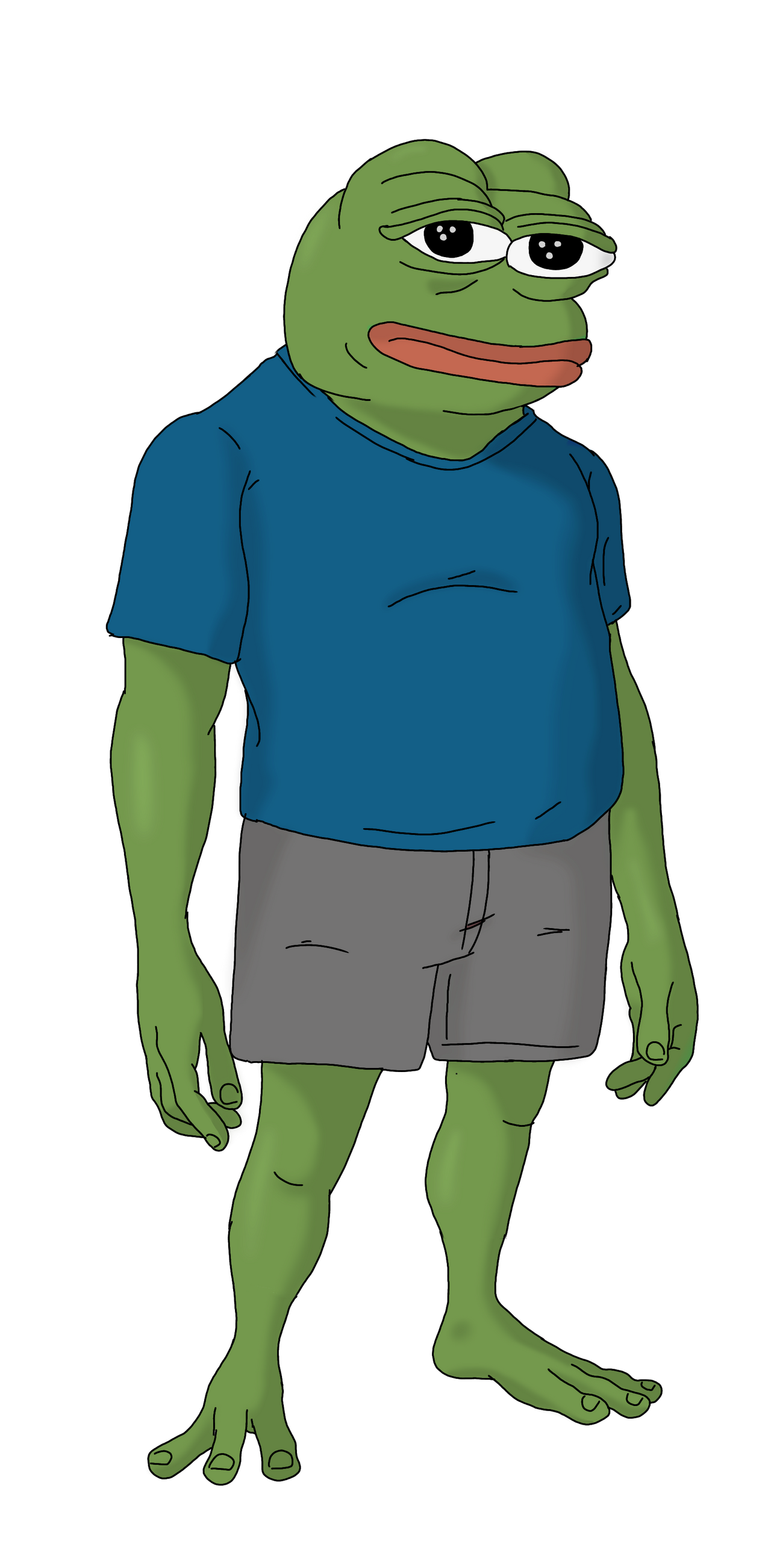 Pepe Frog Riott Pepe The Frog | Full Body by MEMEL4ND on DeviantArt