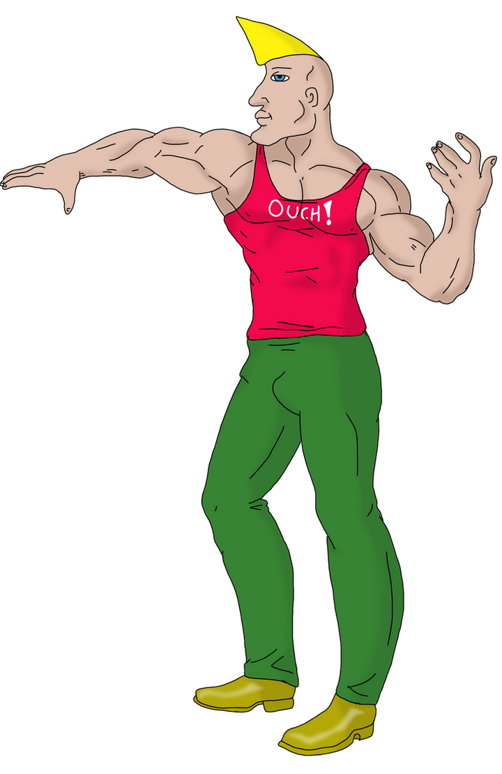The Chad | Full Body by MEMEL4ND on DeviantArt