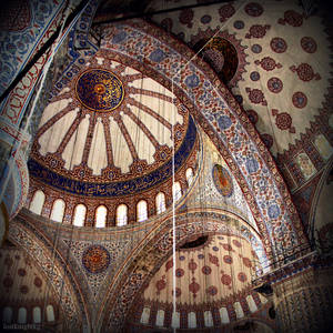 Blue Mosque Dome by lostknightkg