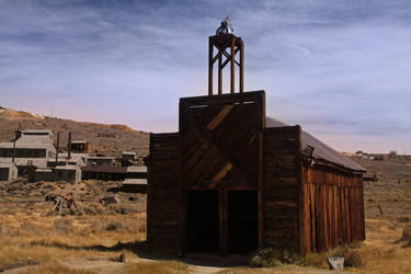 fire brigade shed Bodie, CA