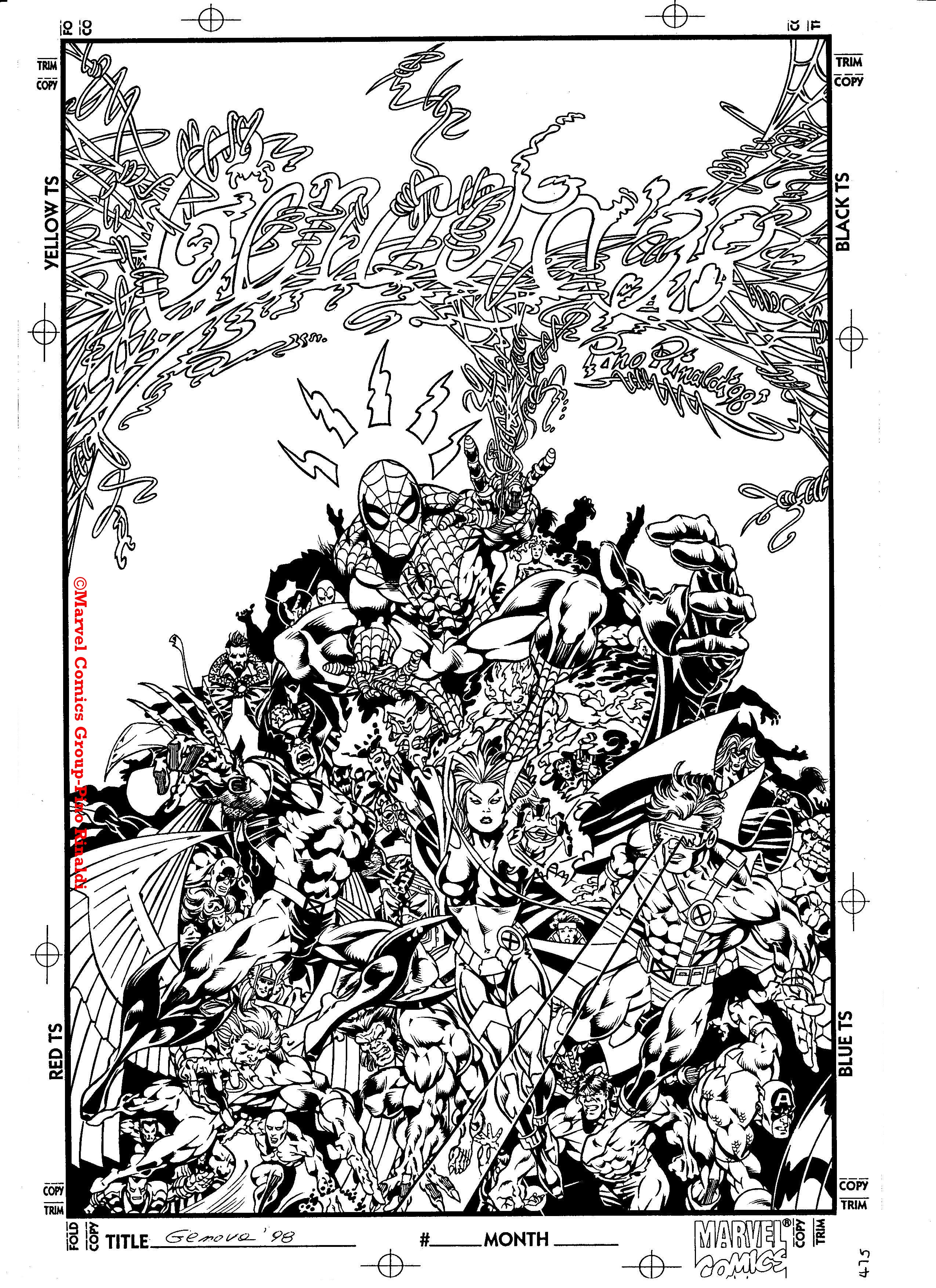 Marvel Poster Black N White By Pinorinaldi On Deviantart