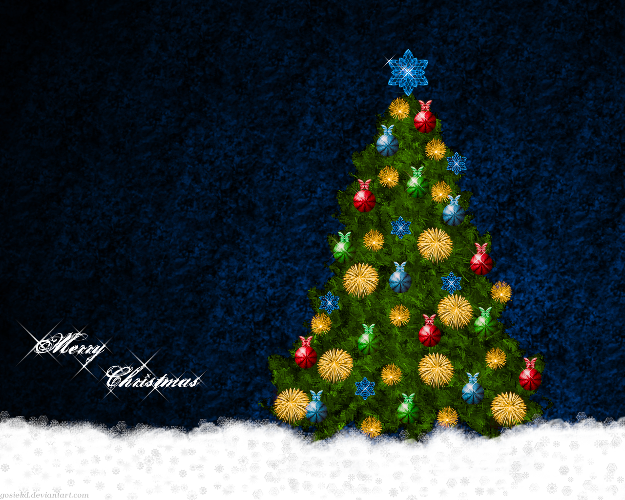 Christmas tree wallpaper