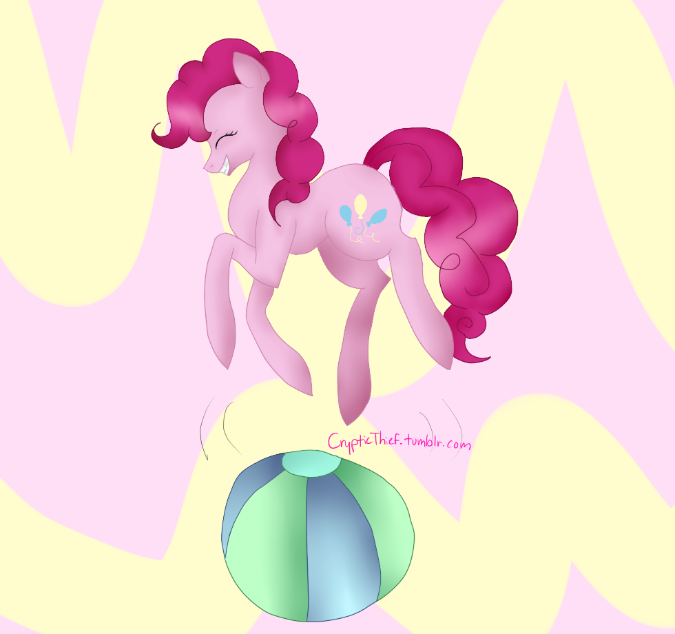 Pinkie Pie, bouncing along~