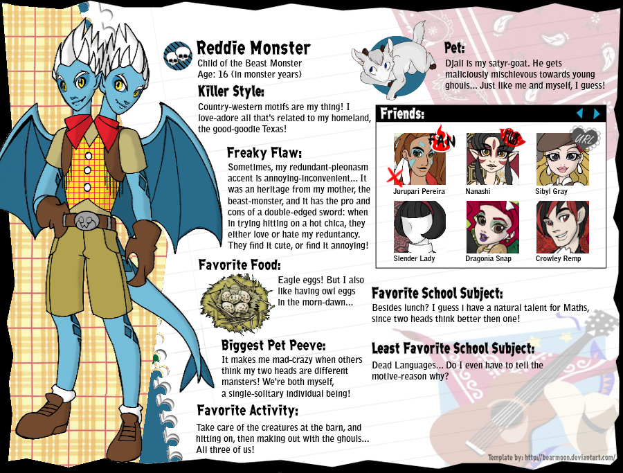 Monster High OC - Beast Monster's Child