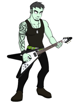 Monster High OC - Thunderstorm Guitarrist: Tyrell