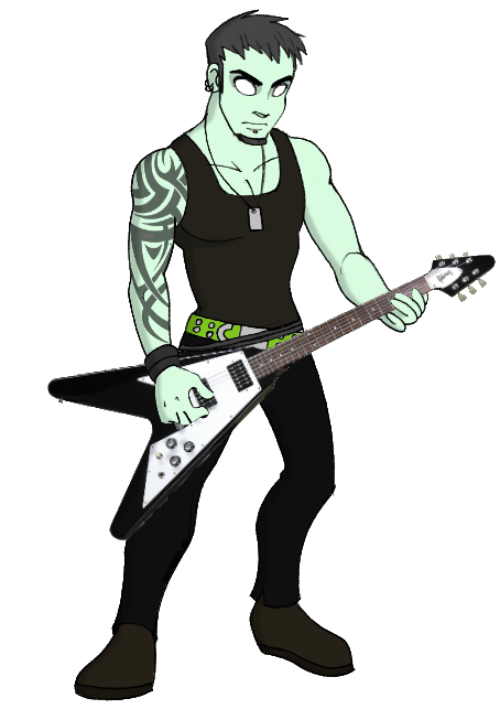 Monster High OC - Thunderstorm Guitarrist: Tyrell