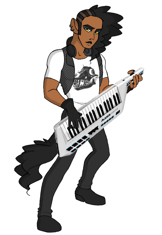 Monster High OC - Thunderstorm Pianist: Rendall