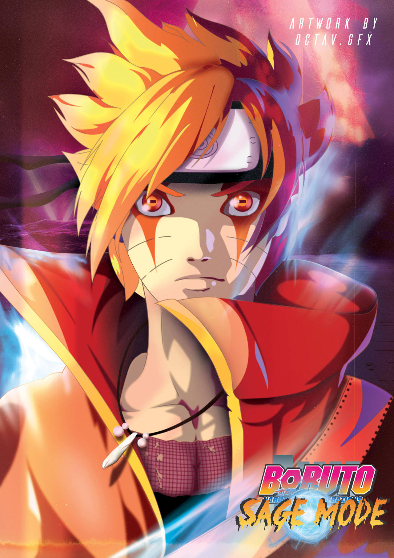 Poster Boruto Sage Mode Fan Art By Thoxikgrafix On Deviantart