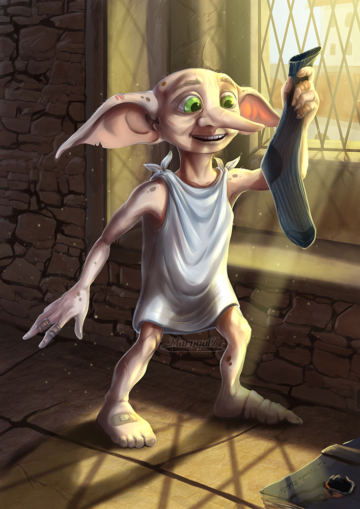 Dobby And Winky In The Harry Potter Books Dobby, a free house elf! by maryquiZe on DeviantArt