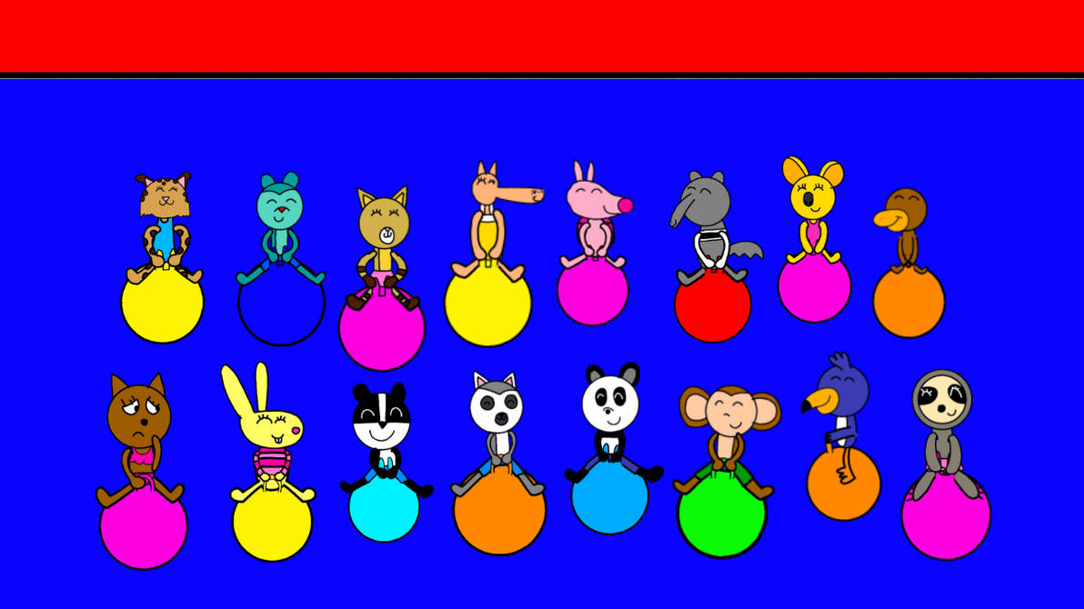 Hopper ball party with the Jungle friends by Jurrianskylark on DeviantArt