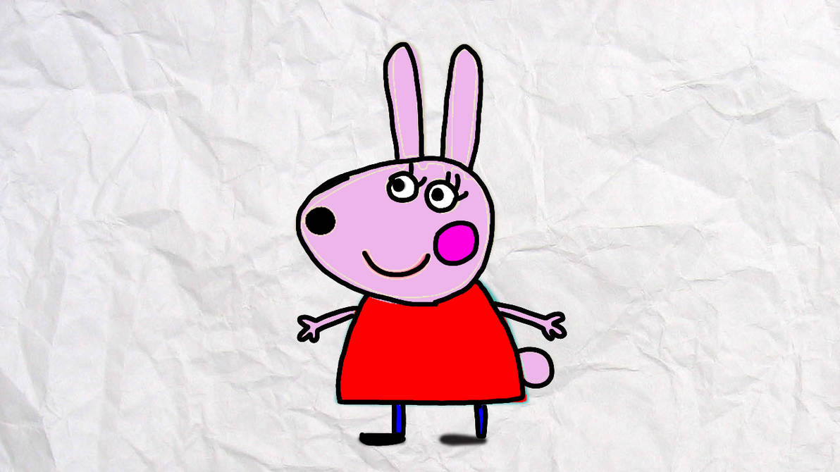 Lisa the rabbit as a Peppa pig charather by Jurrianskylark on DeviantArt