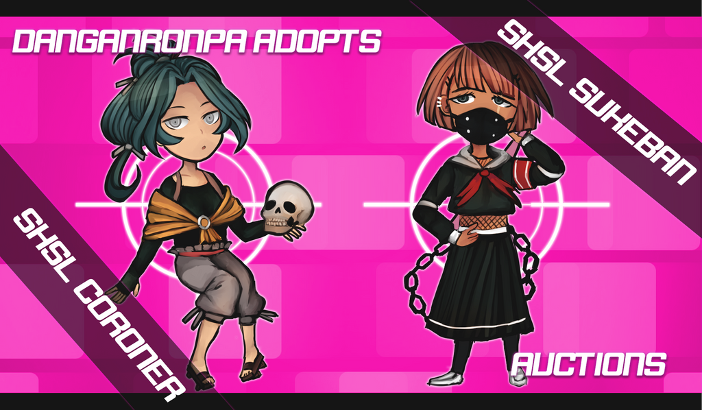 [ closed! ] danganronpa adoptables by shiro-ritto