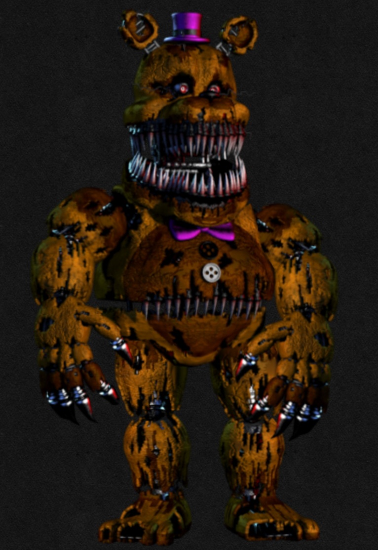 Nightmare Fredbear Full Body By SpringWilliamTrap On DeviantArt