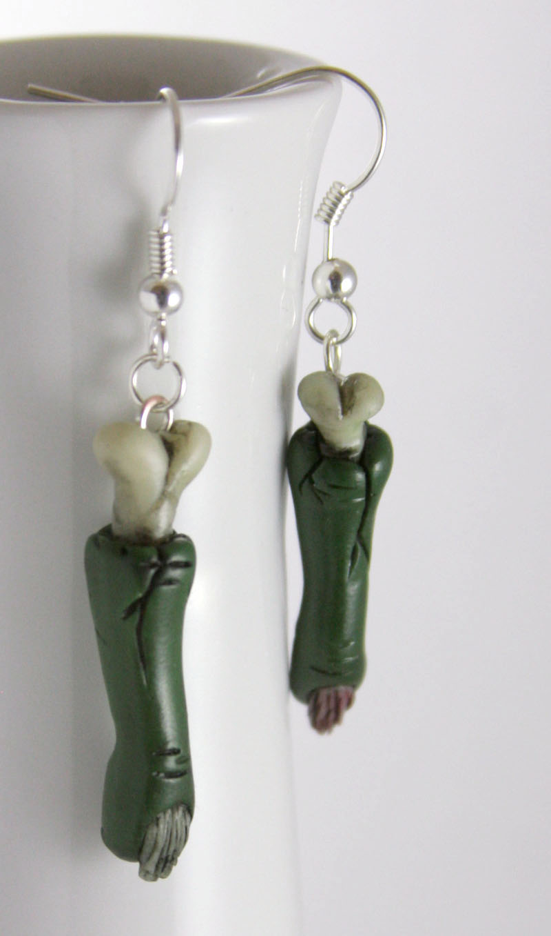 Zombie Finger Earrings