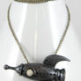 Retro Rocket Necklace