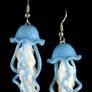 Blue Jellyfish Earrings