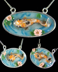 Koi Pond Necklace