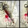 Blood filled Antique Syringe....