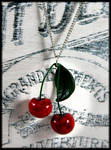 Cherry Necklace by NeverlandJewelry