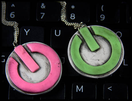 Power Button Necklace