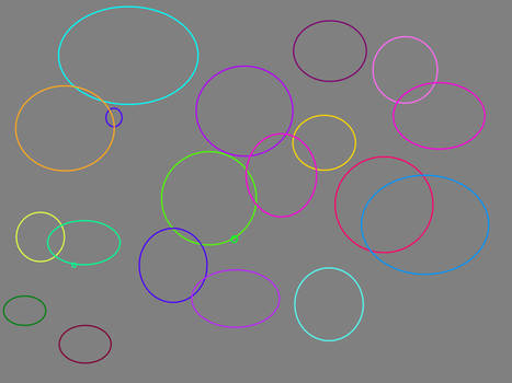 Rainbow circles