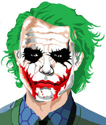 The Joker using MS Paint