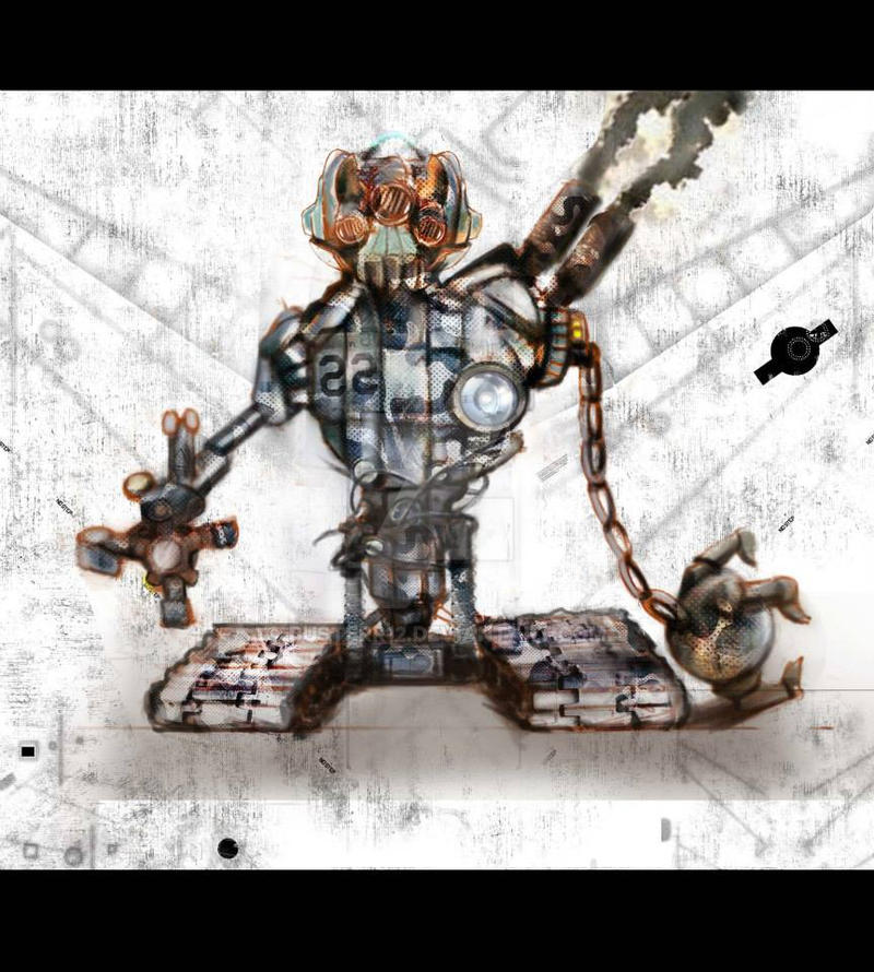 SCRAP ROBOT by Busterr12 on DeviantArt