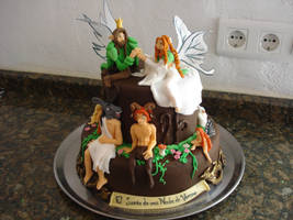 Midsummer Night's Dream cake