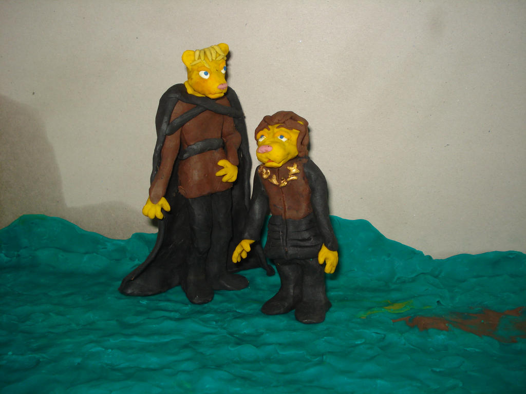 Tyrion slaps Joffrey Furry GOT clay animation