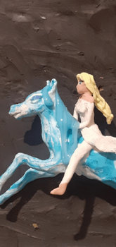 Elsa and Nokk clay animation