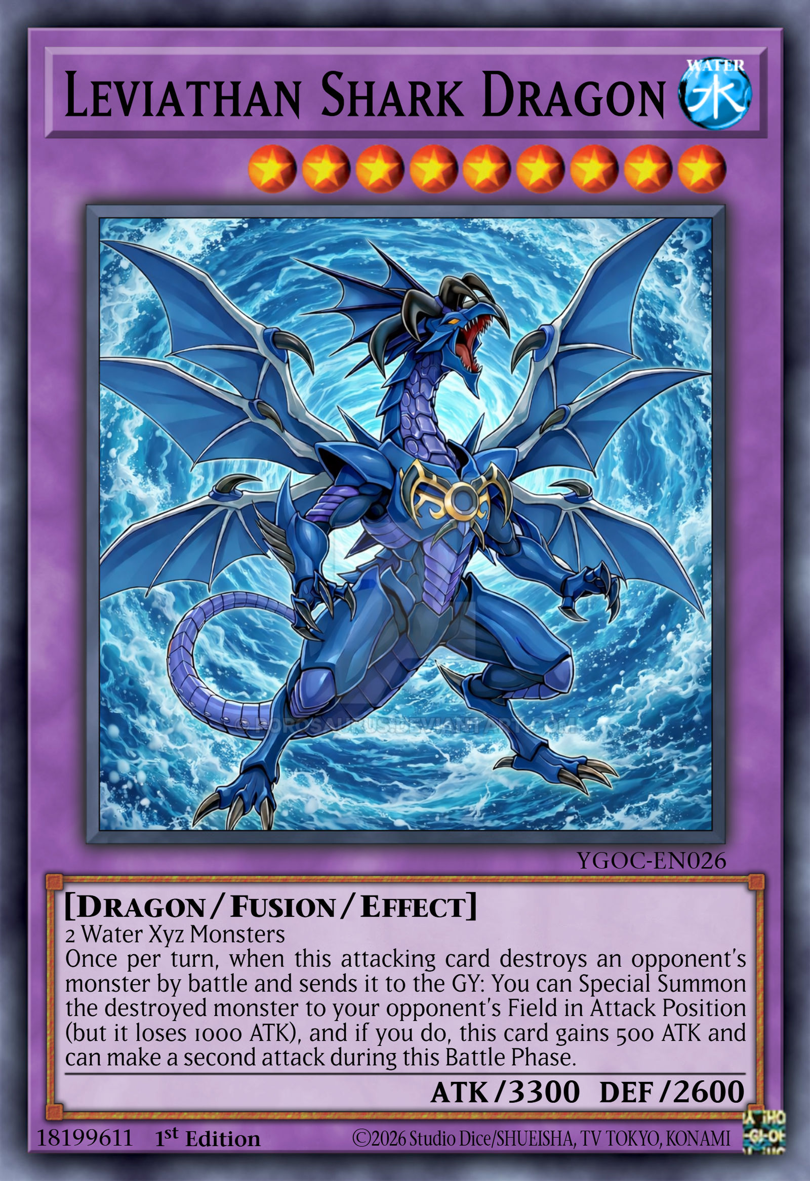 leviathan dragon yugioh card Yu-Gi-Oh! - Number 17: (YuGiOh TCG Card) 2011 Yu-Gi-Oh! Series 8 this card gains 500 ATK Leviathan - Casual Cards -