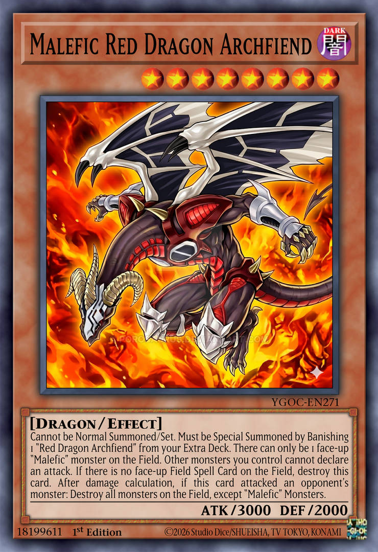 red dragon yugioh card Yu-Gi-Oh! - Scarlight Archfiend - DUDE-EN013 - Ultra Rare - 1st Edition Rage of the Abyss Blazing Dominion - Booster Pack