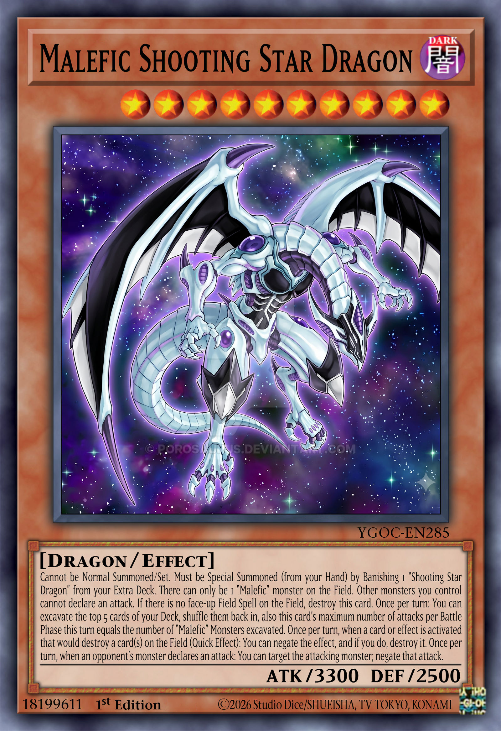 yugioh card shooting star dragon YU-GI-OH! 5D's Collectible Tin Single CT07-EN004 Secret Rare Limited Edition Promo : Toys & Games You can negate the effect Yu-Gi-Oh Starstrike Blast 1st Ed.