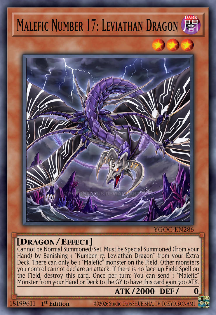 yugioh card number 17 leviathan dragon Yu-Gi-Oh 17: Ghost Rare GENF-JP039 NM-EX Japan 2 Level 3 monstersOnce per turn Yugioh - Number 17 Leviathan