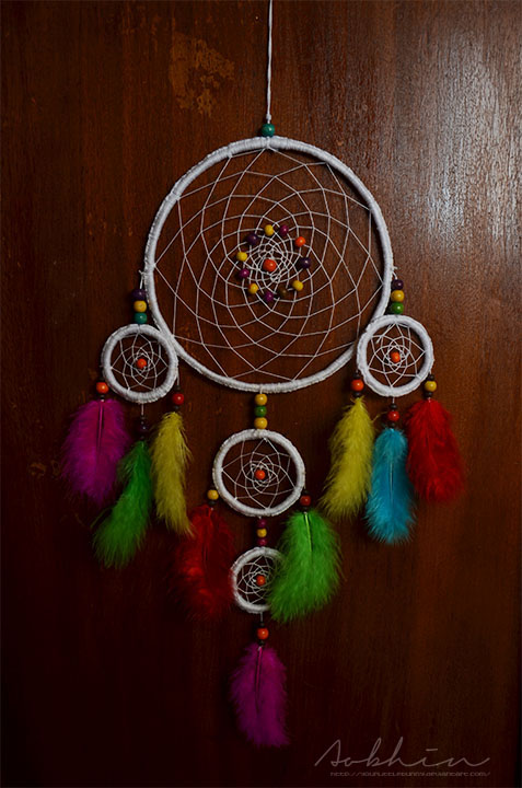 Colorfull dreamcatcher handmade by me