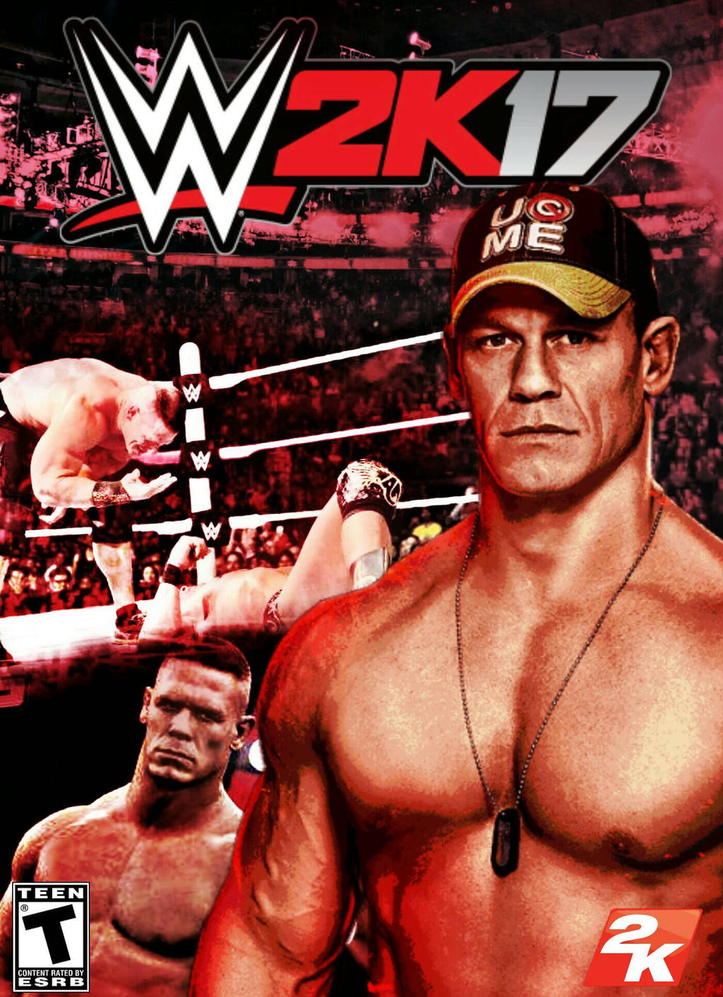 John Cena WWE 2K17 Game Cover