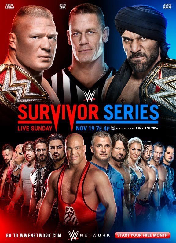 WWE Survivor Series 2017 Official Poster